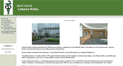 Desktop Screenshot of lekarna-krsko.si