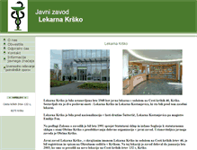 Tablet Screenshot of lekarna-krsko.si